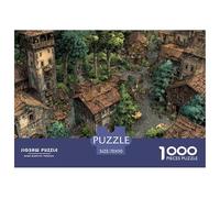 Ciudad Estilo Europeo Puzzle De 1000 Piezas Desafíos Difíciles Juguetes Descomprimidos para Toda La Familia Regalos para Mujeresregalos para Hombres para Adultos Y Niños 70x50cm/1000pcs