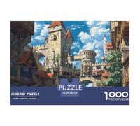 Ciudad Estilo Europeo Puzzle De 1000 Piezas Un Desafiante Juguetes Resistentes A La Presión Familiar Regalos Familiares para Adultos Y Niños 38x26cm/1000pcs