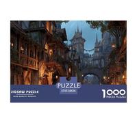 Ciudad Estilo Europeo Puzzle De 1000 Piezas Un Desafiante Juguetes Resistentes A La Presión Familiar Regalos Familiares para Adultos Y Niños 38x26cm/1000pcs