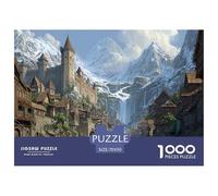 Ciudad Estilo Europeo Puzzle De 1000 Piezas Un Desafío Imposible Juguetes Resistentes A La Presión Familiar Regalos Familiares para Adultos Y Niños 70x50cm/1000pcs