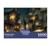 Ciudad Estilo Europeo Puzzles 1000 Piezas Un Desafiante Juguetes Resistentes A La Presión para Toda La Familia Regalos para Mujeresregalos para Hombres para Adultos Y Niños 38x26cm/1000pcs