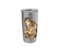 Ciudad fantasma de Terlingua Texas Vaso térmico de acero inoxidable de doble pared