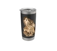 Ciudad fantasma de Terlingua Texas Vaso térmico de acero inoxidable de doble pared