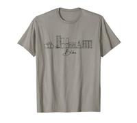 ciudad horizonte viaje recuerdo turístico Bilbao españa Camiseta