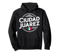 Ciudad Juárez Ciudad de México Bandera Mexicana Sudadera con Capucha