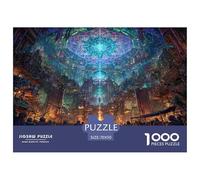 Ciudad Laberinto Sagrado Puzzle Desafíos Divertidos Decoración Familiar 1000 Piezas Juguetes Desafiantes Estelar Array Puzle Entretenimiento Creativo para Adultos 70x50cm/1000pcs