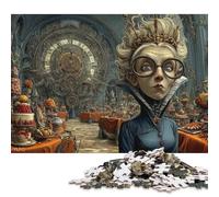 Ciudad mágica Puzzle Adultos 1000 Piezas Cumpleaños Juegos Educativos Decoración Juego De Rompecabezas Relajación Y Sabiduría 1000pcs (75x50cm)