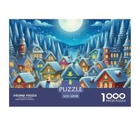 Ciudad Mejoras del Hogar Serie Pueblo Pequeño Un Único 1000 Piezas Rompecabezas para Adultos Colorido Resolviendo Enigmas, Desafiante y Mental Jigsaws Actividad Divertida para el Hogar52x38cm/1000pcs