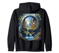 Ciudad pequeña de Fantasy Village Sudadera con Capucha