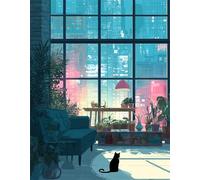 Ciudad Puzzle de 1500 Piezas para Adultos, Rompecabezas Adultos 1500 Piezas Paisaje Nocturno Incluye Póster, Entretenimiento Educativo, Juego de Habilidad para Toda La Familia, Medidas:87x57cm