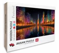 Ciudad Puzzle de 2000 Piezas para Adultos, Puzzle Madera con Caja 99x70cm, Rompecabezas Adultos de Alta Dificultad, DIY Juego de Rompecabezas, Pasatiempo Creativo, Decoración de Verano, (Color) 0-7241