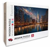 Ciudad Puzzle de 2000 Piezas para Adultos, Puzzle Madera con Caja 99x70cm, Rompecabezas Adultos de Alta Dificultad, DIY Juego de Rompecabezas, Pasatiempo Creativo, Regalo, (Cielo Estrellado) M-7175