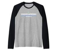 Ciudad Sandino Nicaragua Camiseta Manga Raglan