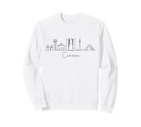 Ciudad Skyline Viajes Souvenir turista Cancún, México Sudadera