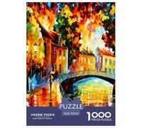 Ciudad Solitaria Puzzle De 1000 Piezas, Moderno DIY,Entretenimiento Creativo Clásicos para Adultos Y Niños A Partir De 12 Años Imposible Rompecabezas - Decoración del Hogar 70x50cm/1000pcs