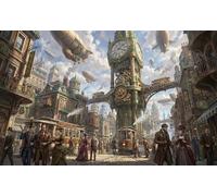 Ciudad Steampunk Puzzle 1000 Piezas Adultos Y Niños,14 Años+,Regalo Ideal,Anti-estrés Reloj,Desafío,Deco Pared,Premium,Cartón,Rompecabezas,Relax,Reto,Educativo 70x50cm