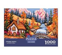 Ciudad Un Único 1000 Piezas RompecabezasSerie Pueblo Pequeño Colorido Resolviendo Enigmas Desafiante y Mental JigsawsPuzzles - 100% Cartón Reciclado100% Cartón Recvcled38x26cm/1000pcs