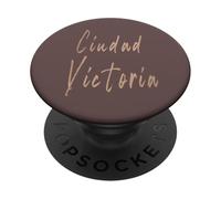 Ciudad Victoria México Diseño Vintage Elegante PopSockets PopGrip Adhesivo