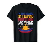 Ciudadano filipino gracioso No estoy gritando Soy filipino Camiseta