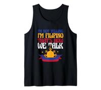 Ciudadano filipino gracioso No estoy gritando Soy filipino Camiseta sin Mangas
