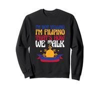 Ciudadano filipino gracioso No estoy gritando Soy filipino Sudadera