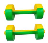 Ciudades de fitness para niños, juego de pesas para niños, juego de peso para pequeños, barra de suaves de abdominales para el hogar, gimnasio, verde