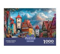Ciudades Encantadoras Puzzle 1000 Piezas Entretenimiento Creativo Regalo DiVersión Obra De Arte Rompecabezas Juguetes Desafiantes Adultos Y Niños A Partir De 12 Años 52x38cm/1000pcs