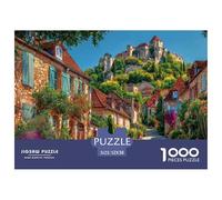 Ciudades Encantadoras Puzzle 1000 Piezas para Entretenimiento Creativo Clásicos Regalos Decoración del Rompecabezas Desafiante Noches De Juegos Adultos Y Niños A Partir De 12 Años 52x38cm/1000pcs