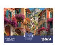 Ciudades Encantadoras Puzzle 1000 Piezas para Entretenimiento Creativo Clásicos Regalos Obra De Arte Rompecabezas Juguetes Desafiantes para Adultos Y Niños 52x38cm/1000pcs