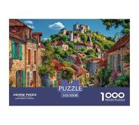 Ciudades Encantadoras Puzzle 1000 Piezas para Pasatiempo Creativo Clásicos Regalos Decoración del Rompecabezas Desafiante Noches De Juegos Adultos Y Niños A Partir De 12 Años 52x38cm/1000pcs