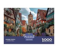 Ciudades Encantadoras Puzzle 1000 Piezas para Pasatiempo Creativo Regalo Diversión Decoración del Rompecabezas Juguetes Desafiantes para Adultos Y Niños 70x50cm/1000pcs