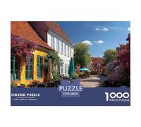 Ciudades Encantadoras Puzzle 1000 Piezas Pasatiempo Creativo Clásicos Regalos Decoración del Rompecabezas Juguetes Desafiantes para Adultos Y Niños 38x26cm/1000pcs
