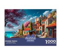 Ciudades Encantadoras Puzzle Hermosa 1000 Piezas para Pasatiempo Creativo Regalo Diversión Obra De Arte Rompecabezas Juguetes Desafiantes Adultos Y Niños A Partir De 12 Años 38x26cm/1000pcs