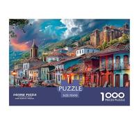 Ciudades Encantadoras Puzzle Hermosa 1000 Piezas Pasatiempo Creativo Clásicos Regalos Obra De Arte Rompecabezas Desafiante Noches De Juegos Adultos Y Niños A Partir De 12 Años 70x50cm/1000pcs