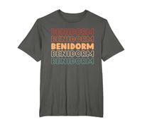 Ciudades España Residente ESP - Español Benidorm Camiseta, Hombre Tallas Grandes, Asfalto, 3X Alto