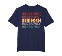Ciudades España Residente ESP - Español Benidorm Camiseta, Hombre Tallas Grandes, Azul Marino, 2X Alto