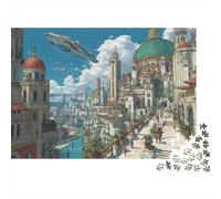 Ciudades Europeas del Renacimiento 1000 Piezas para Adultos Puzzles Educational Game para Decoración del Hogar Cumpleaños Juego De Rompecabezas Stress Relief 70x50cm/1000pcs