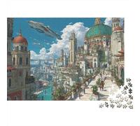 Ciudades Europeas del Renacimiento Puzzles para Adultos 1000 Piezas para Decoración del Hogar Educational Game Cumpleaños Juego De Rompecabezas Stress Relief 52x38cm/1000pcs