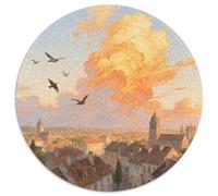 Ciudades Europeas Puzzles Imposible,desafío for Adults Juego Educativo 1000 Piezas Obra De Arte De Juego De para Adultos Y Niños A Partir De 12 Años 1000pcs (67.5x67.5cm)
