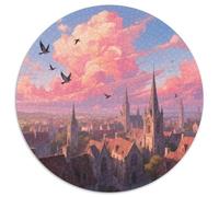 Ciudades Europeas Puzzles Imposible,desafío para Adultos Entretenimiento Creativo 1000 Piezas Obra De Arte De Juego De para Adultos, Regalos A Partir De 14 Años 1000pcs (67.5x67.5cm)