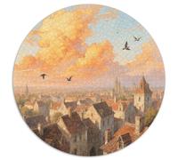 Ciudades Europeas Rompecabezas Imposible,desafío para Adultos Entretenimiento Creativo 1000 Piezas Obra De Arte De Juego De para Adultos Y Niños A Partir De 12 Años 1000pcs (67.5x67.5cm)