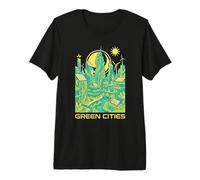Ciudades Verdes Futuro Camiseta Premium
