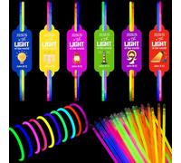 Civaner Paquete de 48 tarjetas de regalo cristianas con 100 barras brillantes, Jesús es la luz de la palabra Juan 8: 12 etiquetas de regalo que brillan en la oscuridad, recuerdos de fiesta religiosa