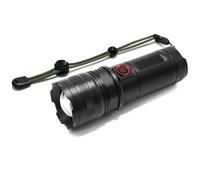 Civikyle Linternas recargables de alto lúmenes, con zoom, 20 W, 1300 lm, linterna de mano LED para camping, equipo esencial, emergencias en el hogar