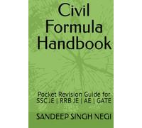 Civil Formula Handbook: Pocket Revision Guide for SSC JE | RRB JE | AE | GATE