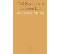 Civil Procedure at Common Law