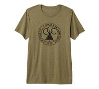 Civilian Conservation Corps CCC Logo Retro Distressed Camiseta Premium