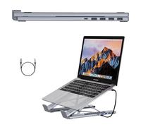 Civilized 8-in-1 USB-C Laptop Stand, Civilized 5-in-1 USB-C Laptop Stand, with 4K HDMI, 2 USB 3.0, PD 100w, Universal for Home Offices, Corporate Desks, and Cafés (5 in 1)