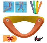 Civilizek Water Recliner, Grand Floats Grand Float-N-Fold Water Chair, Adult Funny Pool Floats, Aqua Floating Non Inflatable Loungers, Chair Float for Swimming Pool, Summer Pools Party Seats(Orange-ye