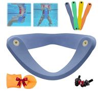 Civilizek Water Recliner, Grand Floats Grand Float-N-Fold Water Chair, Adult Funny Pool Floats, Aqua Floating Non Inflatable Loungers, Chair Float for Swimming Pool, Summer Pools Party Seats(Blue,Smal